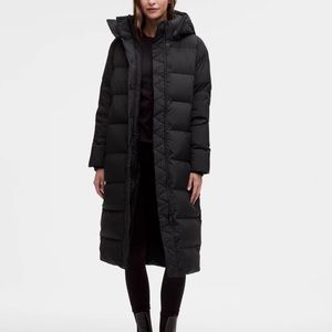 Lululemon Wunder Black Long Puffer Coat
